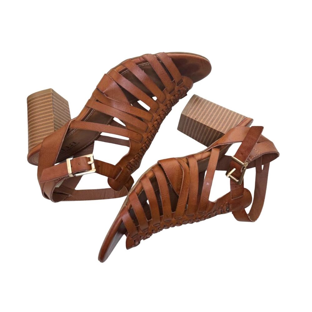 a.n.a sandals strappy chunky heel women's size 6 1/2 - Picture 5 of 5